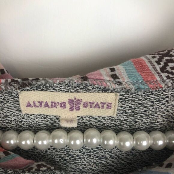 Altar’d State hoodie lightweight button up size Medium - Picture 12 of 13